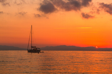 Fototapeta premium cities and coasts of elba island