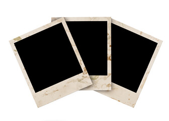 Three empty grunge frame