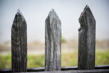 Wooden fence