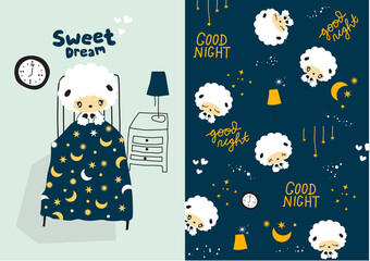 Sweet Dream Cartoon Vector
