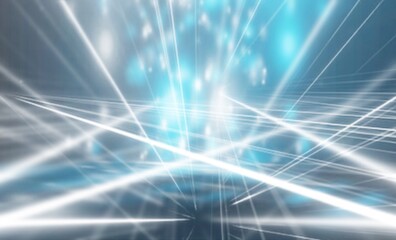 Blue black abstract background blurred with effect light neon