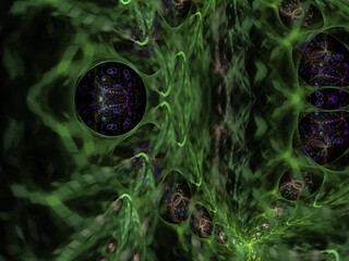 Imaginatory fractal background Image