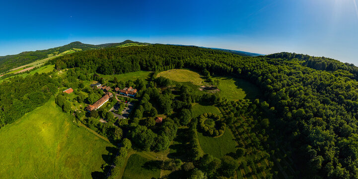 Luftbild Panorama Rh&ouml;n Hofbieber