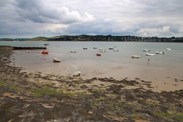 atlantic coast in landevennec in brittany (france)