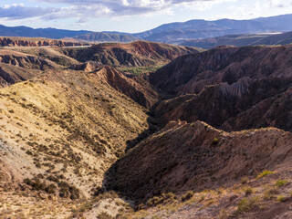 mountainous landscape near the village of Ugijar 