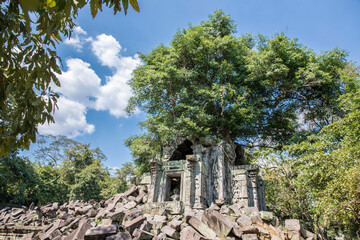 Beng Mealea Temple is a temple in the Angkor Wat style located east of the main group of temples at Angkor, Siem Reap, Cambodia.