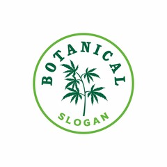 BOTANICAL LOGO , ORGANIC NATURE LOGO