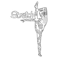 Vertical twine logo silhouette icon black isolated. Stretching design on a white background