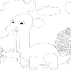 Adult coloring page,book a cute isolated dog,image for relaxing.Zen art style illustration.
