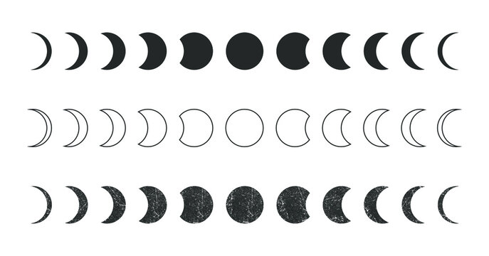 Moon Phases Images – Browse 64,205 Stock Photos, Vectors, and