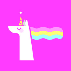 유니콘 벡터 아이콘