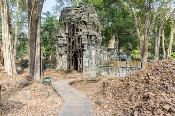Beng Mealea Temple is a temple in the Angkor Wat style located east of the main group of temples at Angkor, Siem Reap, Cambodia.