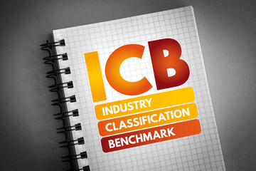 ICB - Industry Classification Benchmark acronym, business concept background