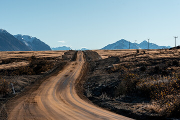New Zealand Alpine Dirt Road