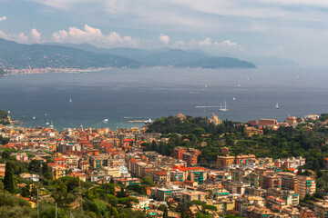 views, landscapes and cities around Liguria