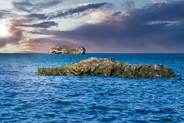 Galapagos Islands Seascape, Galapagos Islands, Galapagos National Park, UNESCO World Heritage Site,...