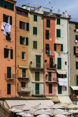 streets and houses of port venere