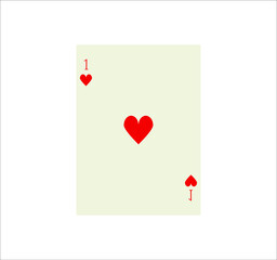 playing card. illustration for web and mobile design.