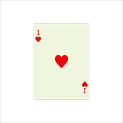 playing card. illustration for web and mobile design.