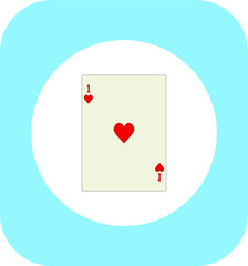 playing card. illustration for web and mobile design.
