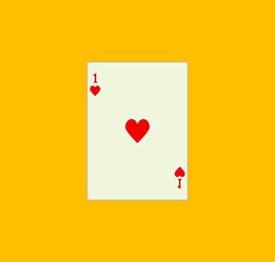 playing card. illustration for web and mobile design.