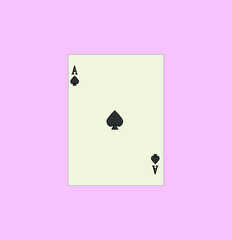 playing card. illustration for web and mobile design.