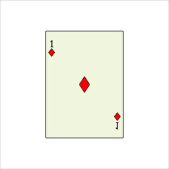Obraz premium playing card. illustration for web and mobile design.