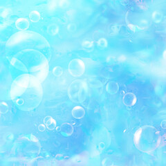 bubbles under the water