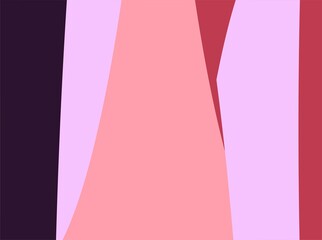 Beautiful of Colorful Art Pink and Red, Abstract Modern Shape. Image for Background or Wallpaper