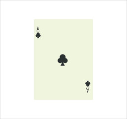 playing card. illustration for web and mobile design.