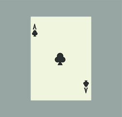 playing card. illustration for web and mobile design.