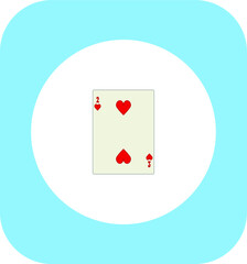playing card. illustration for web and mobile design.