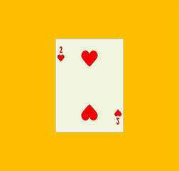 playing card. illustration for web and mobile design.