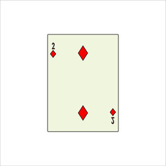 playing card. illustration for web and mobile design.
