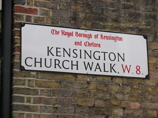 London ,UK, famous street sign
