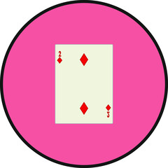 playing card. illustration for web and mobile design.