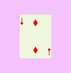 playing card. illustration for web and mobile design.