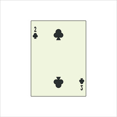 playing card. illustration for web and mobile design.