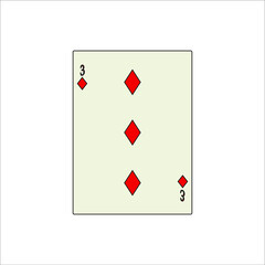 playing card. illustration for web and mobile design.