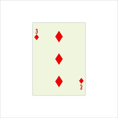 playing card. illustration for web and mobile design.