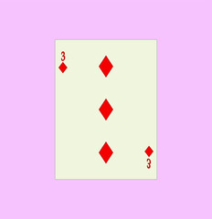 playing card. illustration for web and mobile design.
