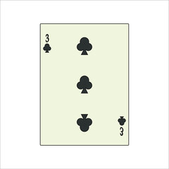 playing card. illustration for web and mobile design.
