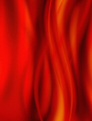 red curve folded cloth