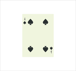 playing card. illustration for web and mobile design.