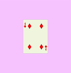 playing card. illustration for web and mobile design.