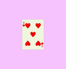 playing card. illustration for web and mobile design.