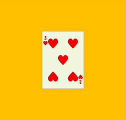 playing card. illustration for web and mobile design.
