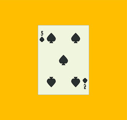 playing card. illustration for web and mobile design.