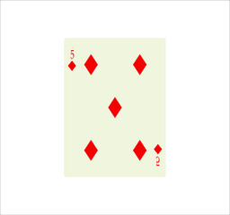 playing card. illustration for web and mobile design.