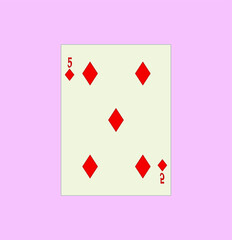 playing card. illustration for web and mobile design.